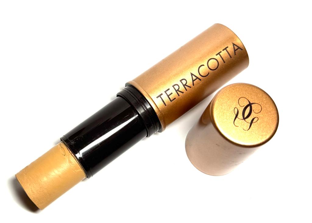 Guerlain terracotta skin naturel foundation, Ophalen of Verzenden, Zo goed als nieuw, Beige, Gehele gezicht