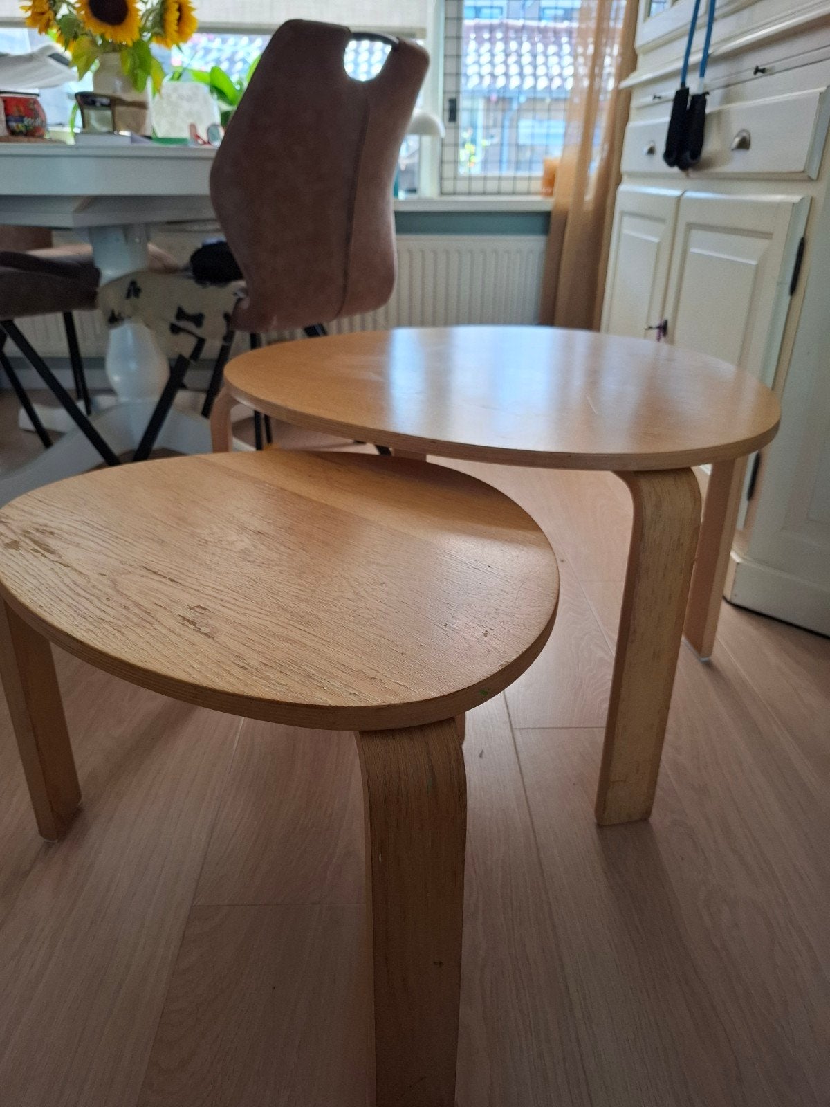 Ikea vintage Svalsta salontafel/ bijzettafel set, Huis en Inrichting, Tafels | Eettafels, Ophalen, Gebruikt, 50 tot 100 cm, Scandinavisch
