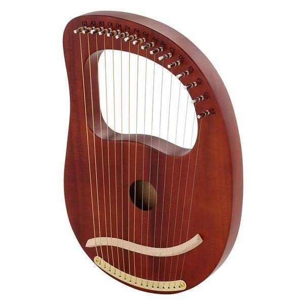 Prachtige Lyre Harp - 16 Snaren Mahonie Hout, Ophalen of Verzenden, Zo goed als nieuw