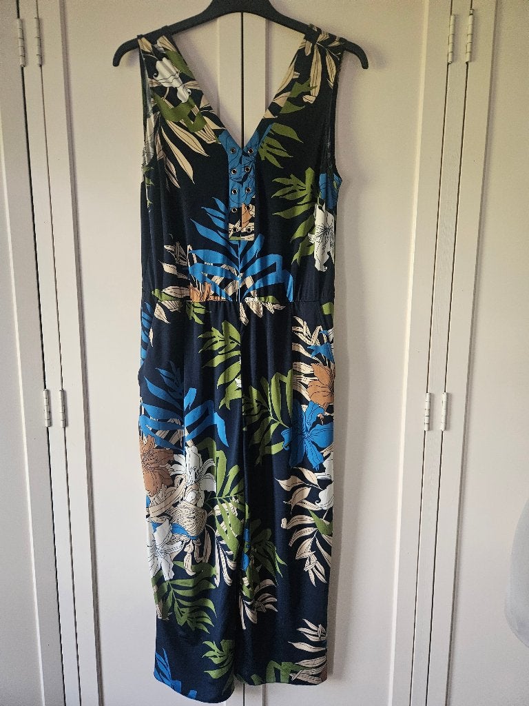 K-Design jumpsuit maat L zgan, Kleding | Dames, K-design, Meerkleurig, Maat 42/44 (L), Ophalen of Verzenden