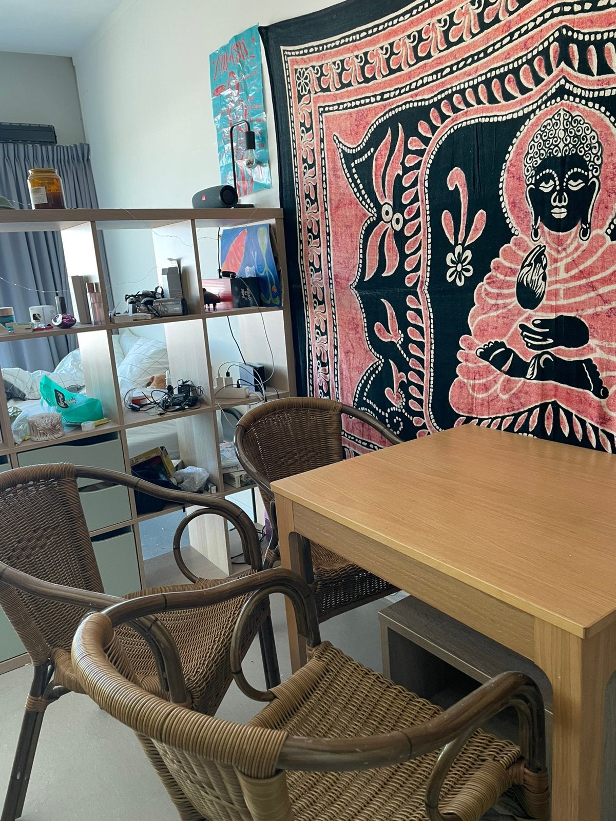 uitschuifbare tafel / extendable table, Ophalen, Zo goed als nieuw, Rechthoekig, 50 tot 100 cm