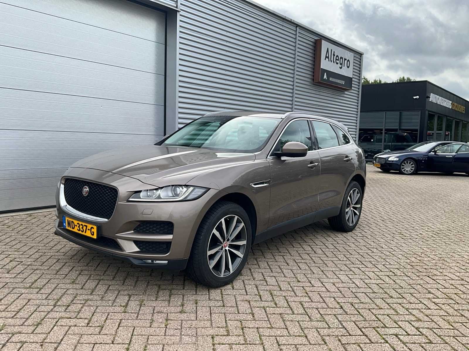 2017 - Jaguar - F-PACE - 2.0 Portf. AWD 20d - Personenauto, Auto's, Automaat, Gebruikt, Euro 6, 4 cilinders