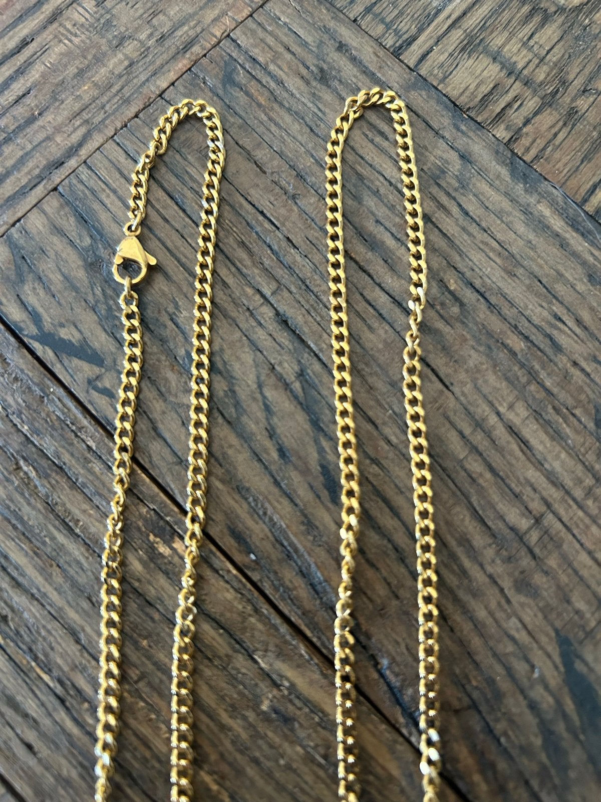 Gouden kettingen en hangers van Veritas by Design, Ophalen of Verzenden, Zo goed als nieuw, Goud, Met hanger