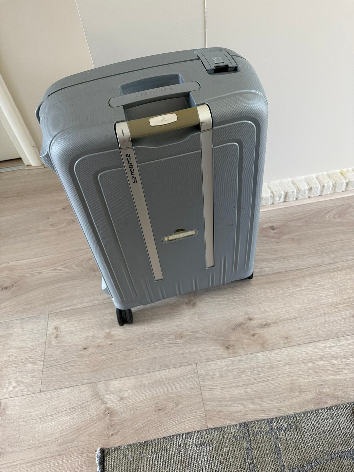 Koffer Samsonite, Ophalen, Uitschuifbare handgreep, 50 tot 60 cm, Hard kunststof