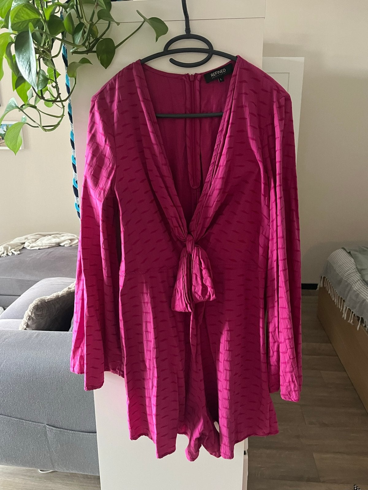 Refined Department Roze Playsuit Maat L, Verzenden, Maat 42/44 (L), Zo goed als nieuw, Roze