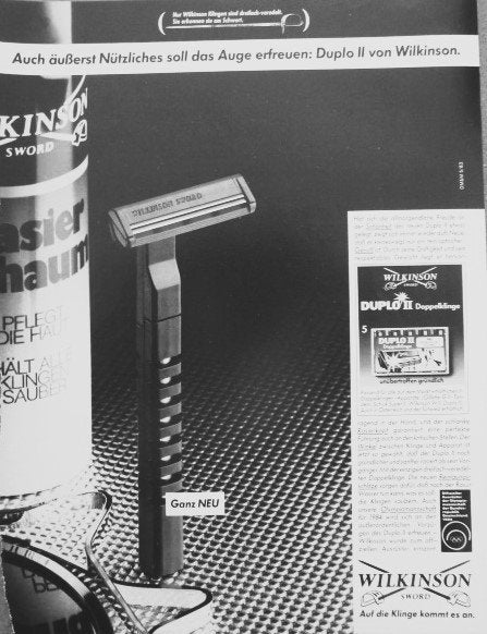 5 vintage advertenties Wilkinson scheermesjes 64-83 scheren, Ophalen of Verzenden, Gebruikt, Overige typen
