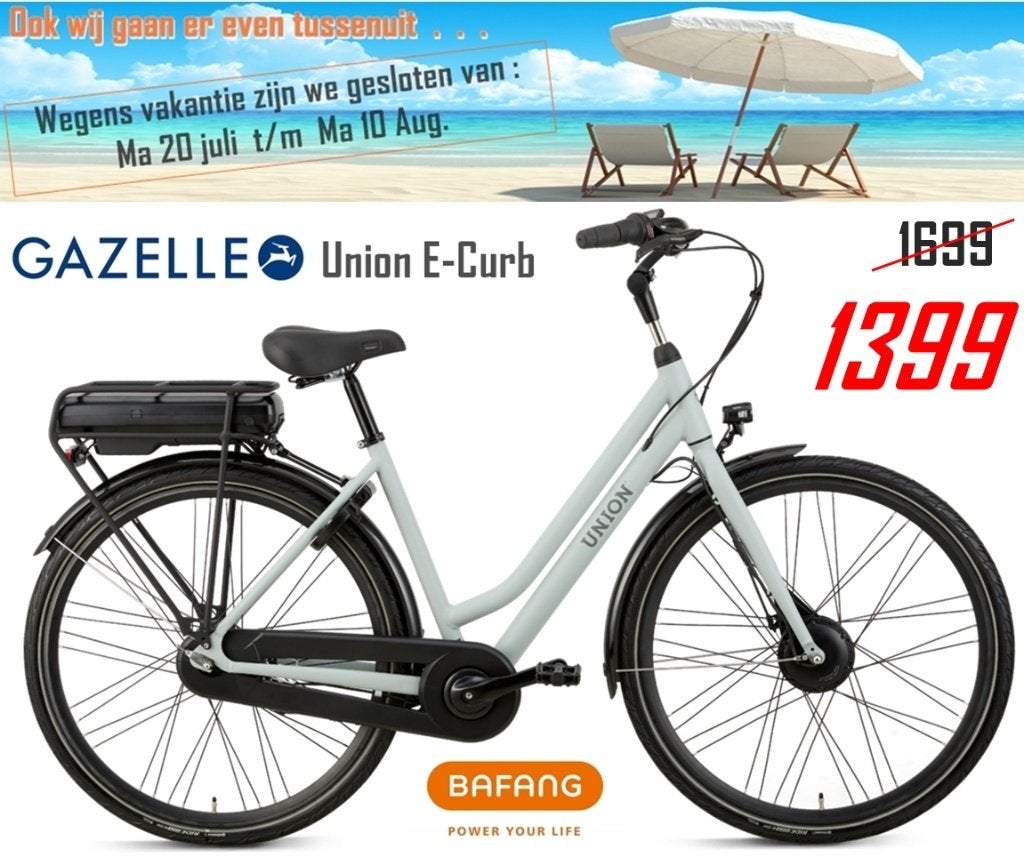 Gazelle E-Bike ZomerSALE (tot wel € 800 voordeel), Ophalen, Nieuw, 51 tot 55 cm, 50 km per accu of meer
