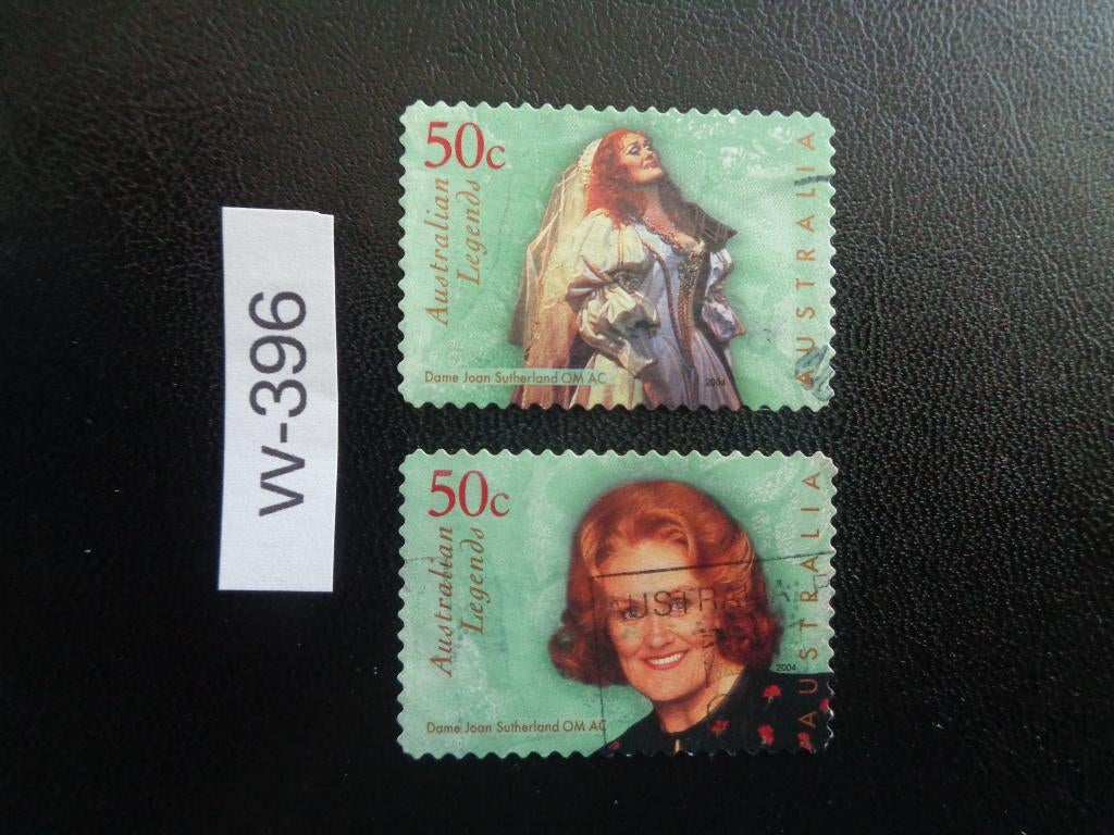 australie - australische legendes 2004 (vv-396), Ophalen of Verzenden, Gestempeld