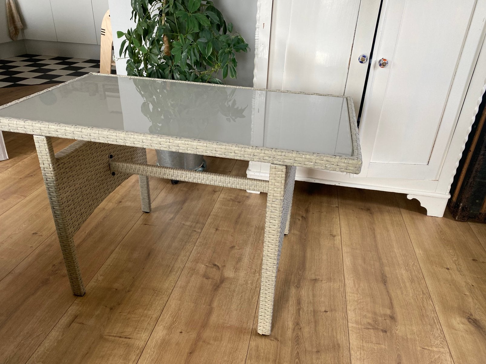 Tuintafel Central Park, Ophalen of Verzenden, Zo goed als nieuw, Rechthoekig, Aluminium