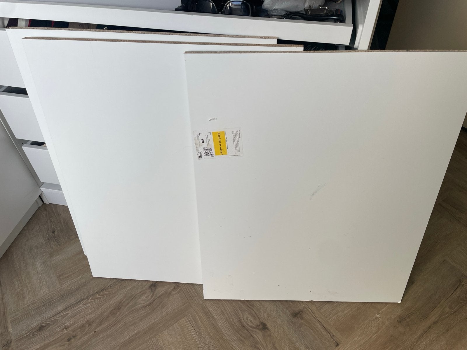 3x IKEA KOMPLEMENT Plank wit 75x58 cm, Ophalen, Met plank(en), 50 tot 100 cm, Zo goed als nieuw