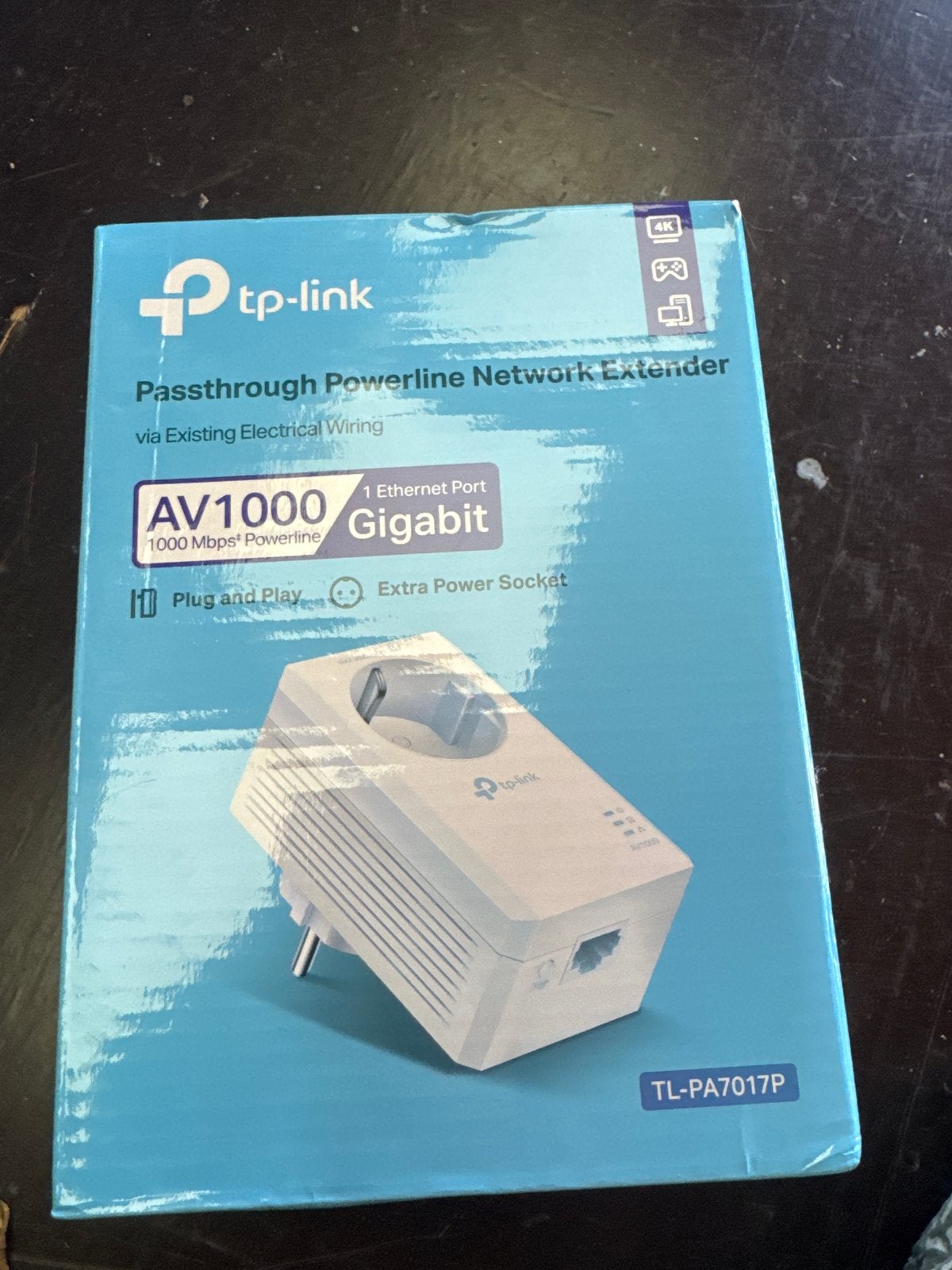 Set van 2: TP-Link AV1000 Powerline Adapter TL-PA7017P, Ophalen of Verzenden, Nieuw, Router