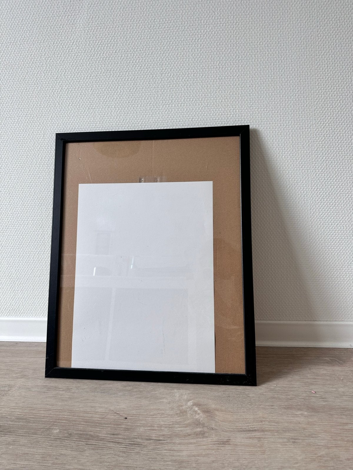 IKEA FISKBO fotolijst 40x50cm zwart, Ophalen, Kunststof, Zo goed als nieuw, Fotolijst