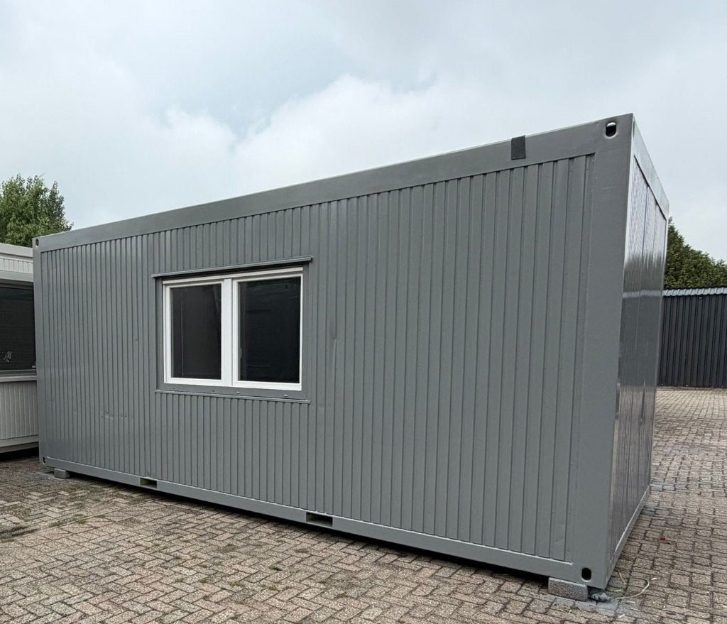 Bouw-schaftkeet, kantoorunit, woonunit, directiekeet. 6 x 3, Doe-het-zelf en Verbouw, Bouwketen en Schaftketen, Ophalen, Gebruikt