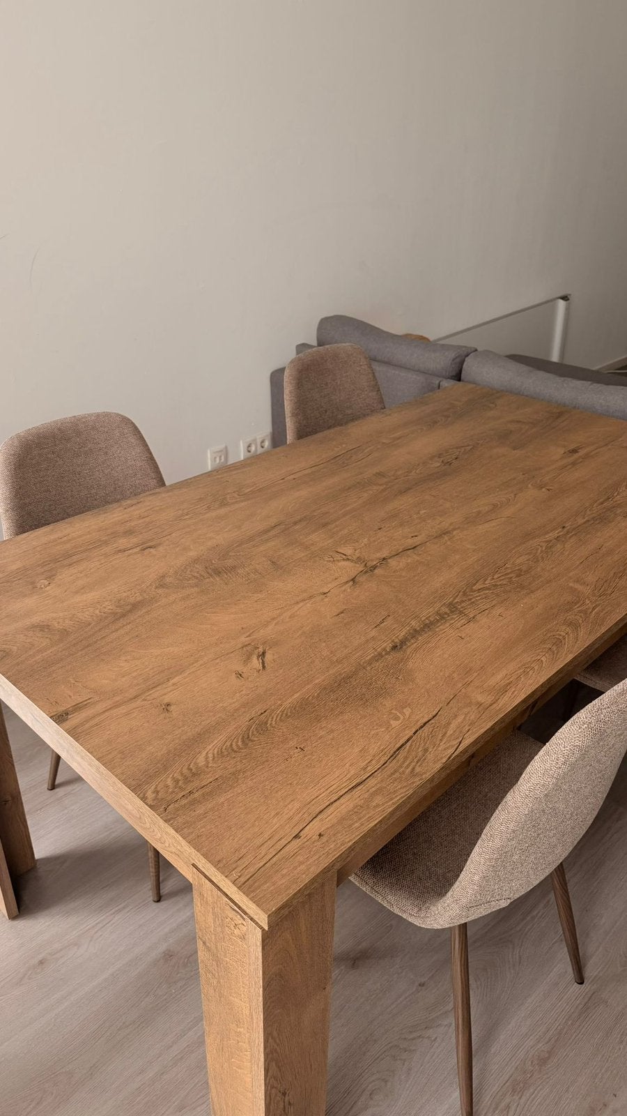 Eettafel inclusief stoelen, Ophalen of Verzenden, Zo goed als nieuw, Rechthoekig, 50 tot 100 cm
