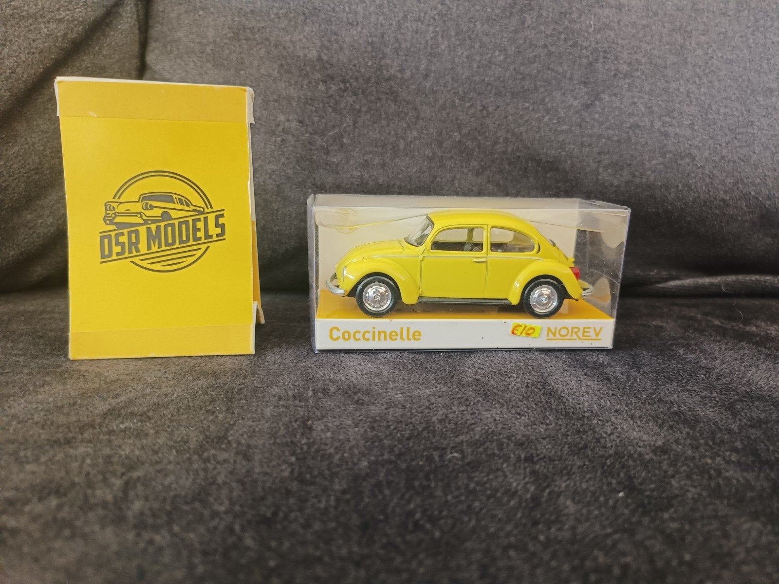 Norev E101 Coccinelle - Gele Volkswagen Kever 1:43, S, Auto, R, Nieuw