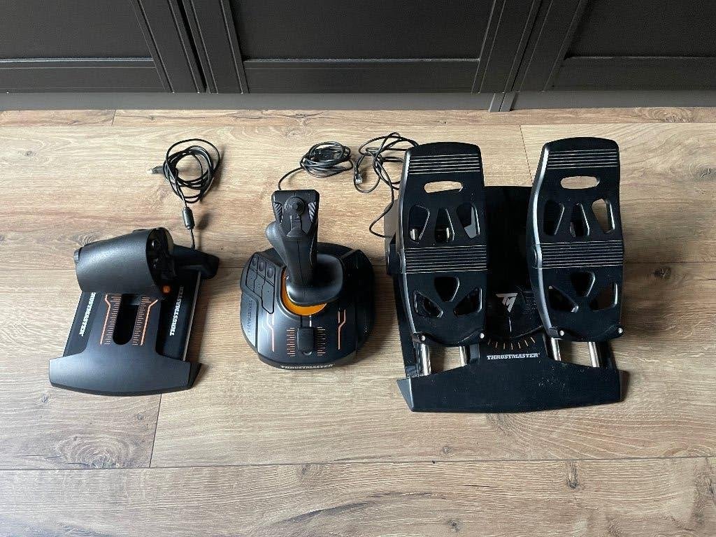 Thrustmaster T16000M FCS Flight Pack, Ophalen of Verzenden, Gebruikt, Trustmaster