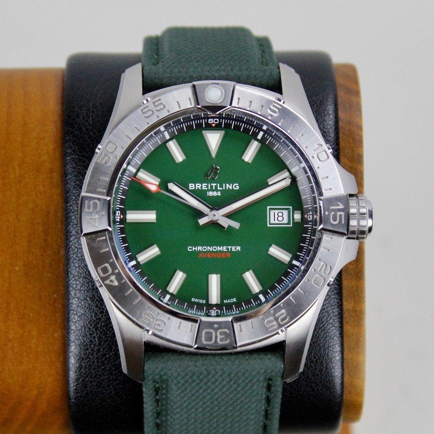 Breitling Avenger - A17328 - Full Set, Sieraden, Tassen en Uiterlijk, Horloges | Heren, Zo goed als nieuw, Polshorloge, Breitling