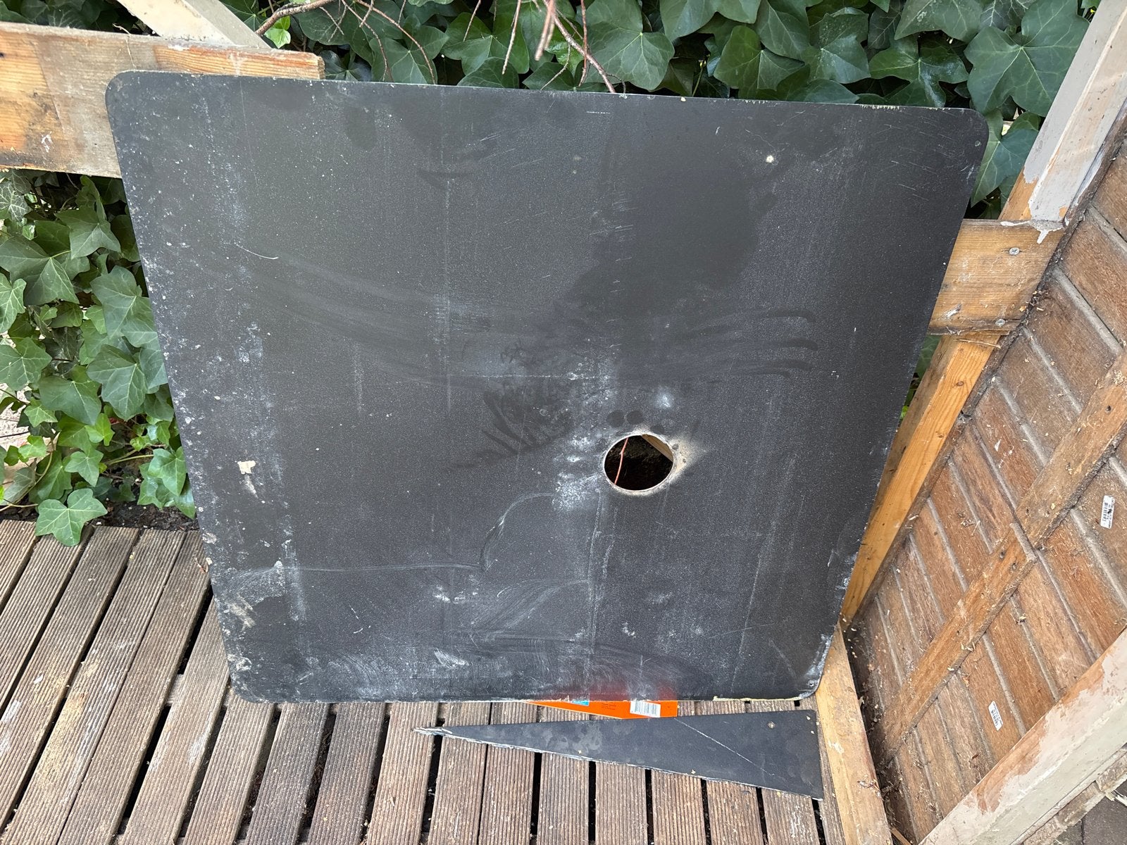 Vloerplaat kachel 80 cm, Ophalen, Gebruikt, Overige soorten