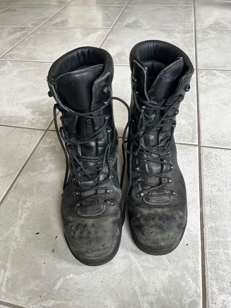 Gedragen paar Alico laarzen maat 47, Verzenden, Gebruikt, Schoenen