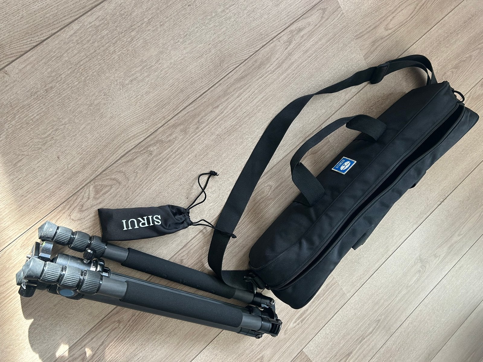 Nieuw; Sirui T-1204XL Carbon Traveller + E-10 balhoofd, Ophalen, Nieuw, Driepoot, 150 tot 175 cm