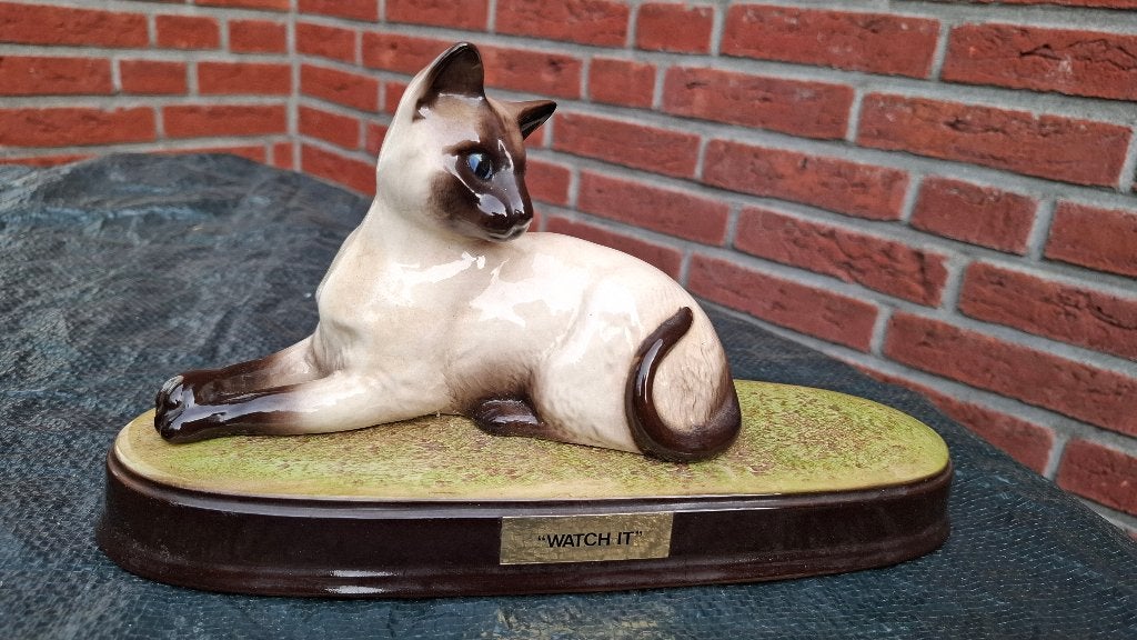 Poes Watch it  Beswick Engeland, Ophalen of Verzenden, Zo goed als nieuw, Dier