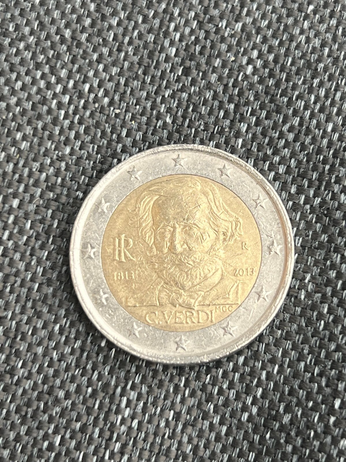 2 Euro munt Italië 2013 - Giuseppe Verdi, Ophalen of Verzenden, Italië, 2 euro, Losse munt
