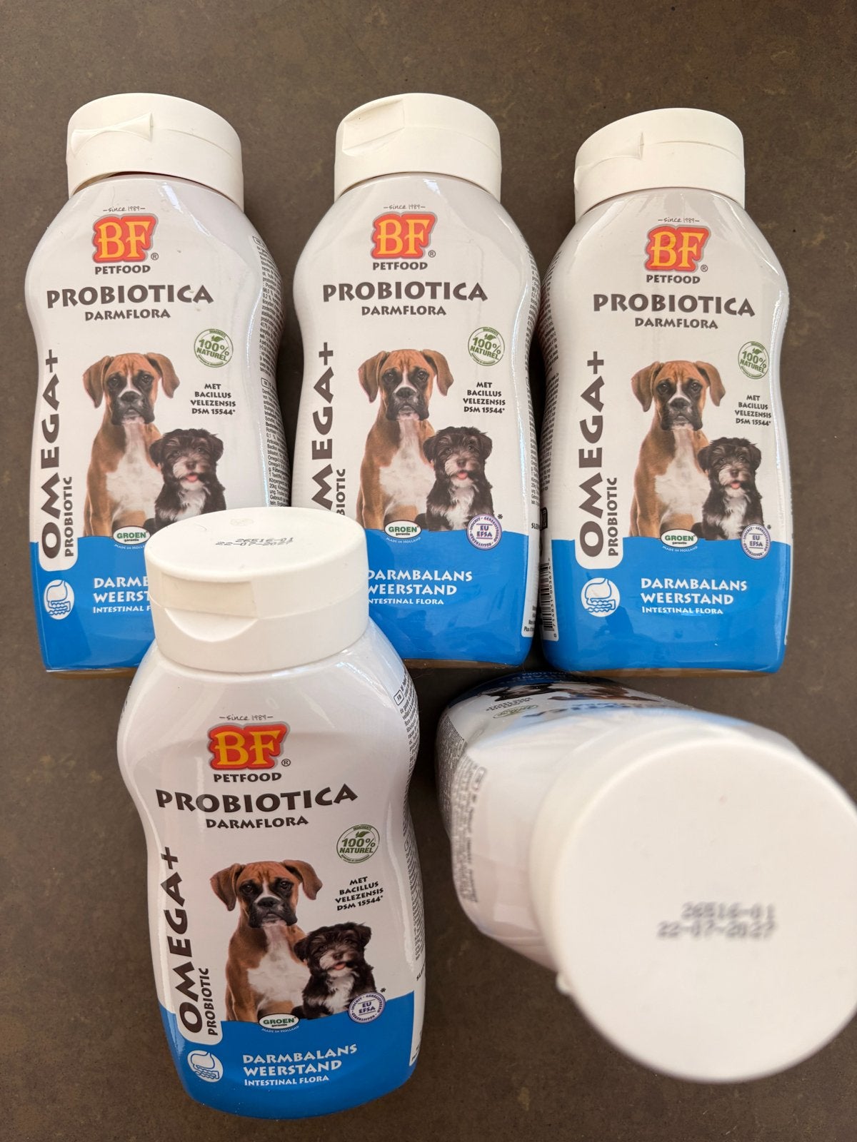 BioFood Omega+ Probiotic darmflora, 5 stuks 500ml, Ophalen of Verzenden, Hond