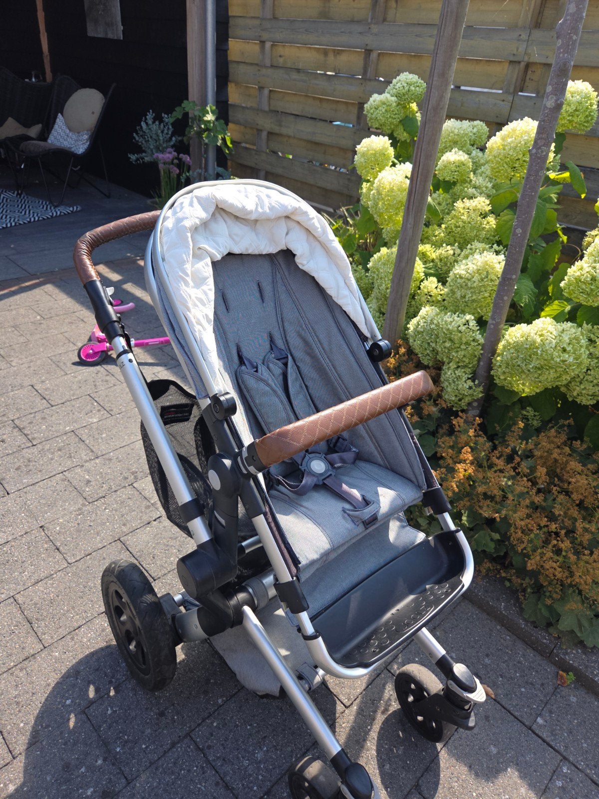Joolz Day Studio Gris kinderwagen, Gebruikt, Verstelbare duwstang, Ophalen, Kinderwagen