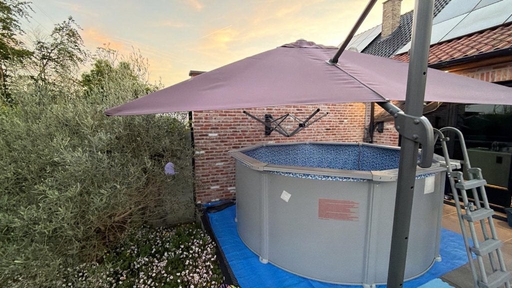 Bestway Hydrium zwembad 360cm als nieuw + Warmtepomp, Tuin en Terras, Zwembaden, Rond, 300 cm of meer, Zo goed als nieuw, Opzetzwembad