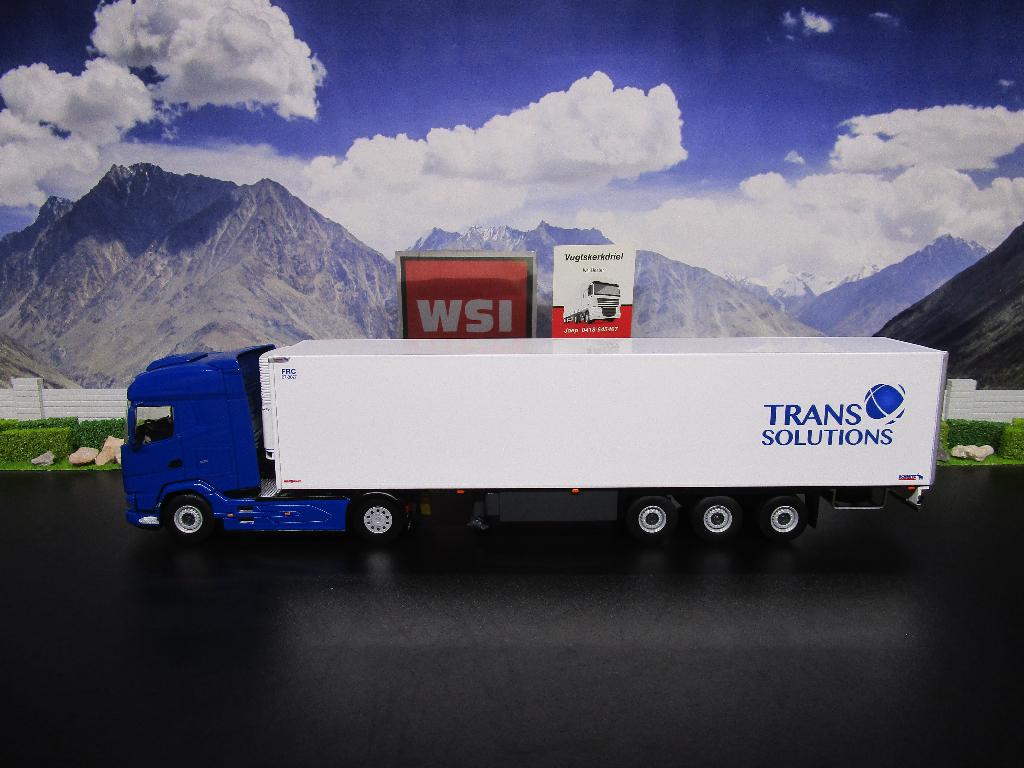 Wsi 01-4257 Trans Solutions , Daf XG, Hobby en Vrije tijd, Modelauto's | 1:50, Ophalen, Nieuw, Bus of Vrachtwagen, Wsi