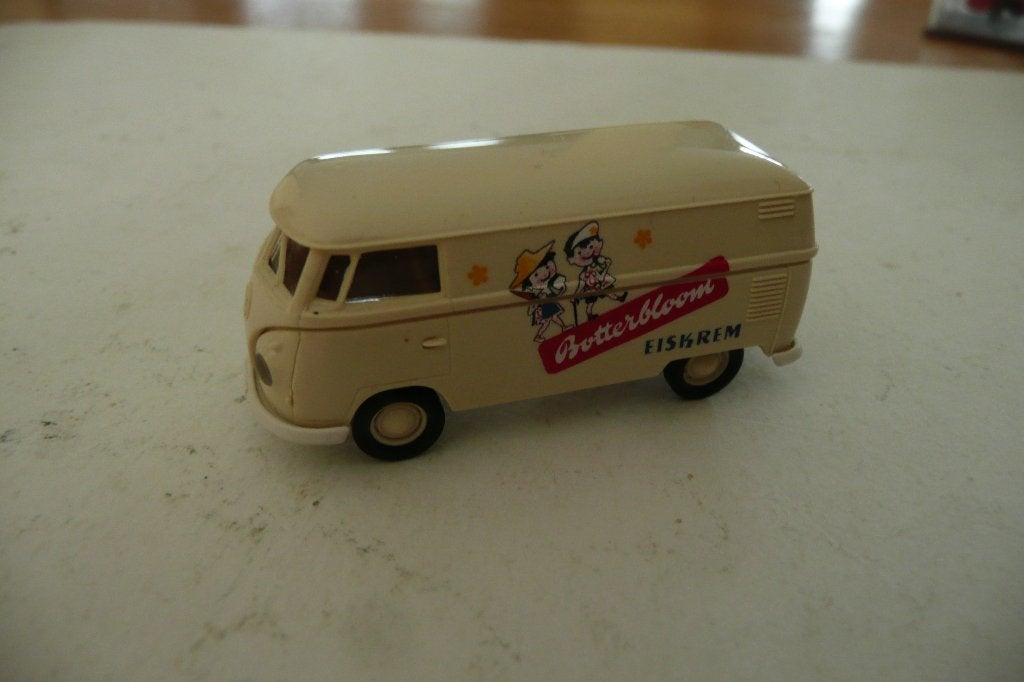 HO spoor treinbaan Volkswagen T1 VW t1 Botterbloom Eiskrem, Overige merken, Wisselstroom, Gebruikt, Overige typen