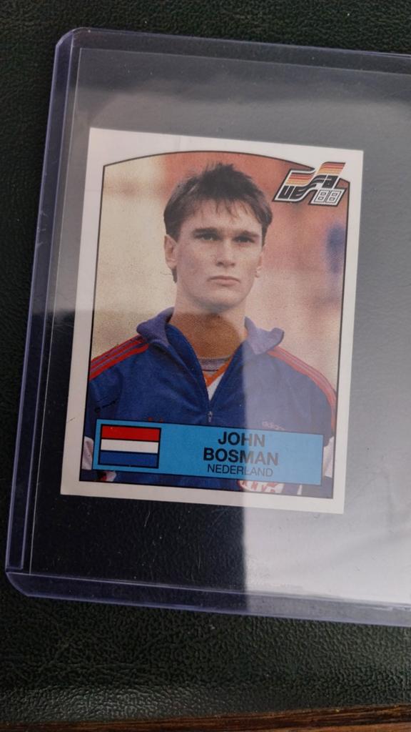 Panini Euro 88 Sticker John Bosman Nederland #229, Ophalen of Verzenden, Zo goed als nieuw, Sticker