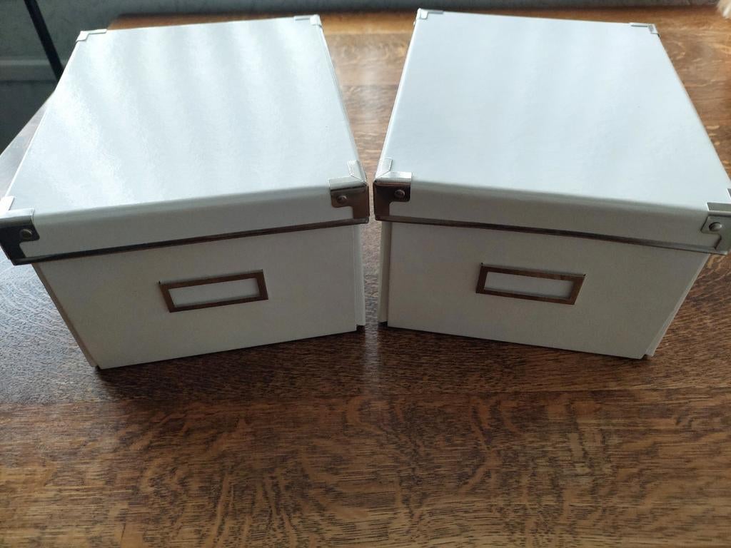 2 Opberg dozen met deksel Ikea.   2 Voor € 2.-, Ophalen of Verzenden, Nieuw