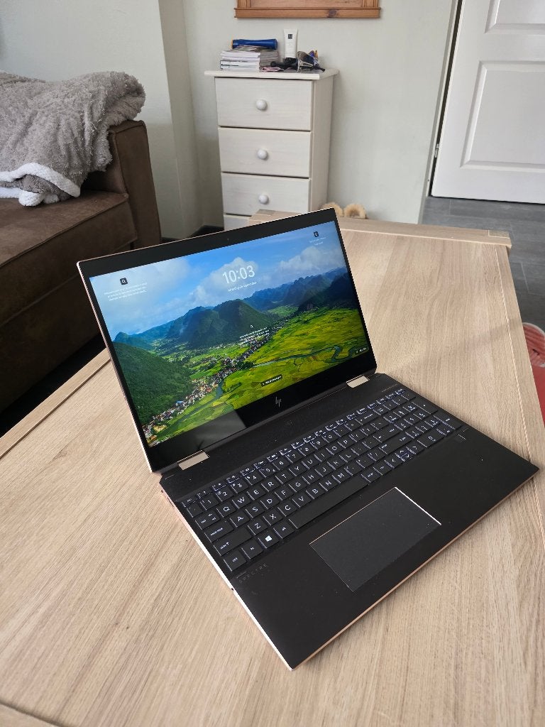 HP Spectre x360 15-df1100nd Premium 2-in-1 Laptop, Ophalen, Minder dan 2 Ghz, 512 GB, Zo goed als nieuw
