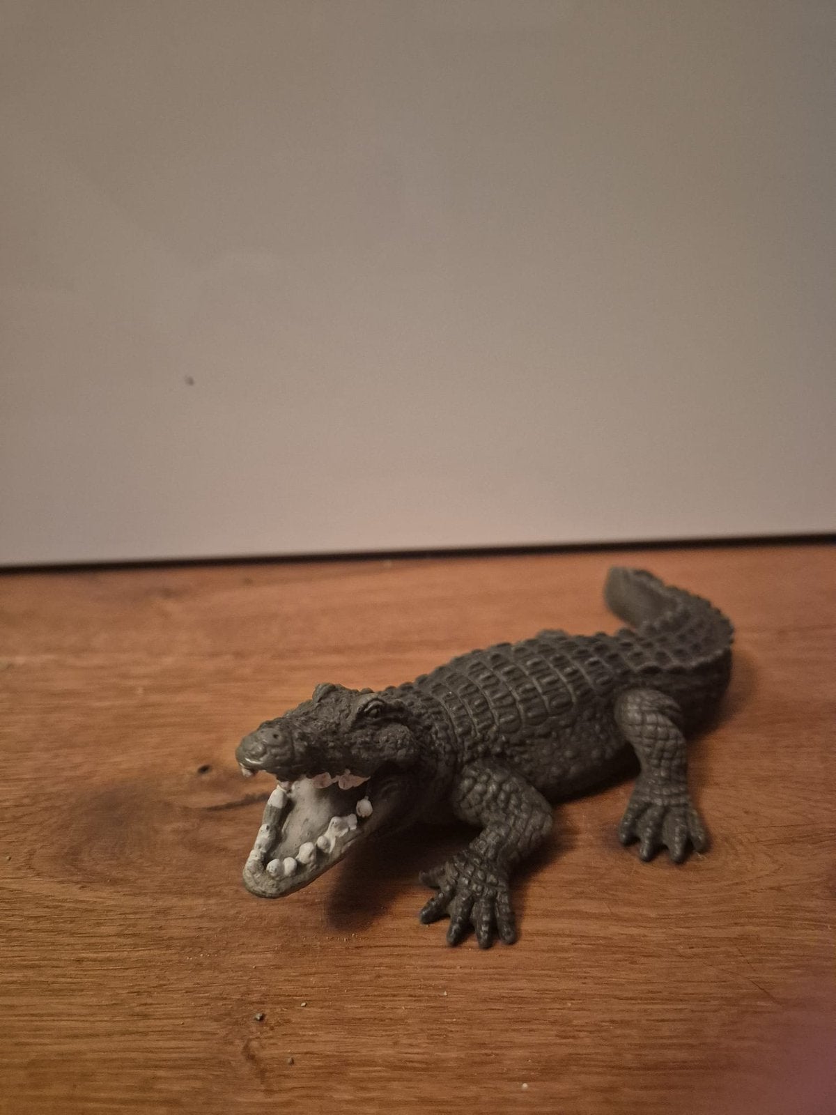 Schleich krokodil, Ophalen of Verzenden, Zo goed als nieuw, Beeldje of Figuurtje