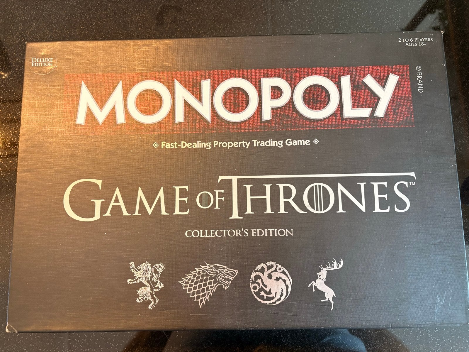Monopoly Game of Thrones Collector's Edition, Drie of vier spelers, Ophalen of Verzenden, Nieuw