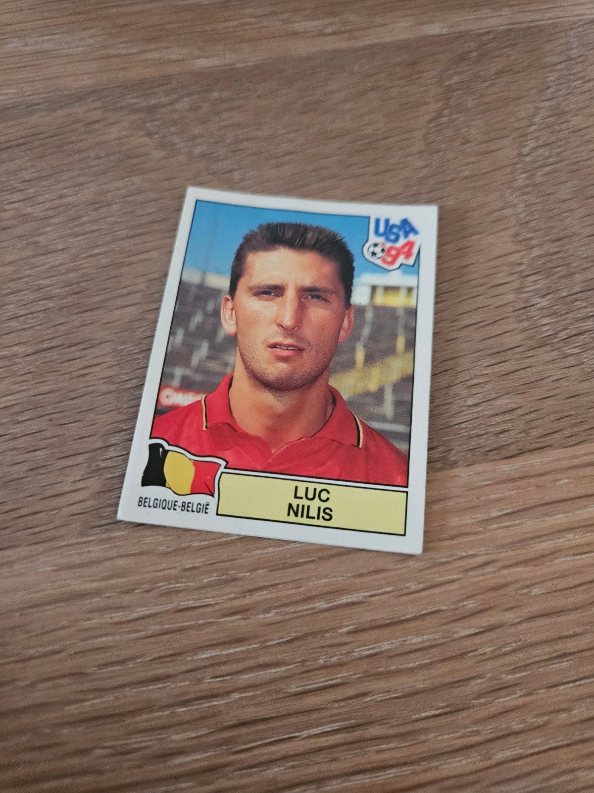 Panini Luc Nilis Wk Usa 1994, Ophalen of Verzenden