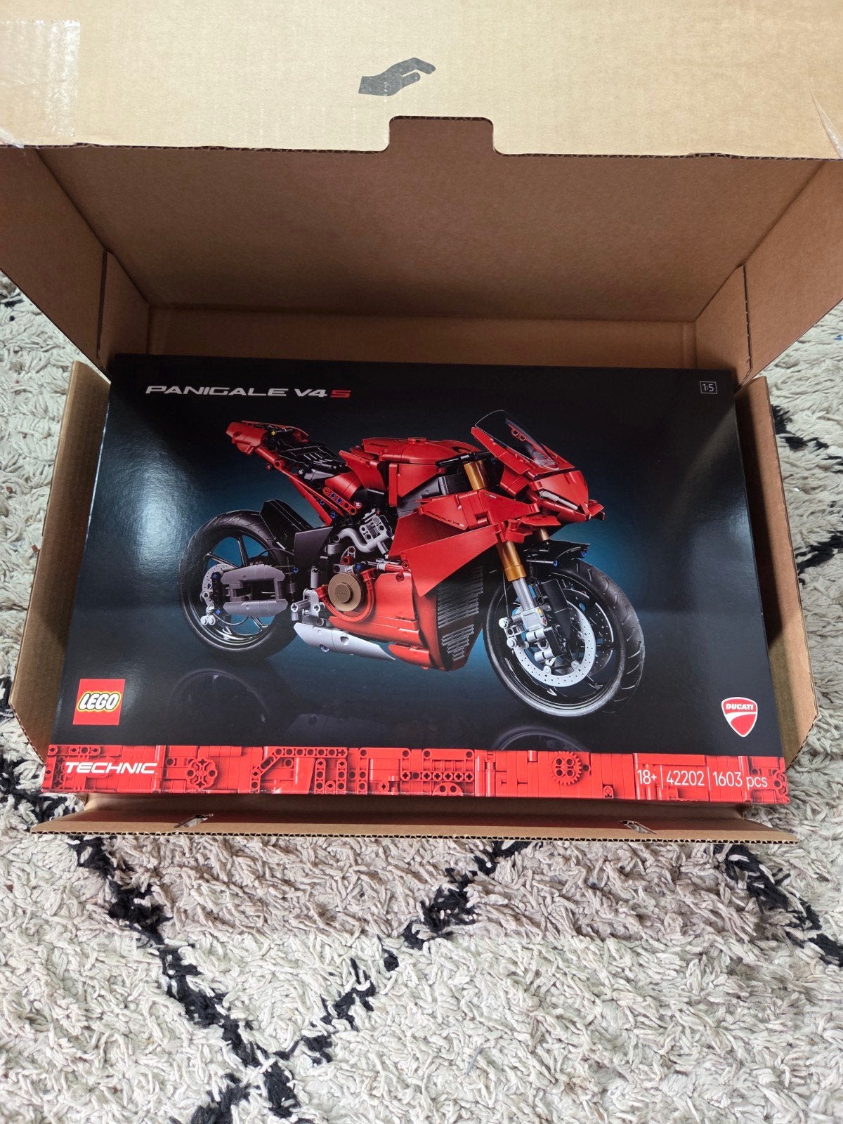 LEGO Technic 42202 Ducati Panigale V4 S  Nieuw gesealde doos, Ophalen, Lego, Nieuw, Complete set