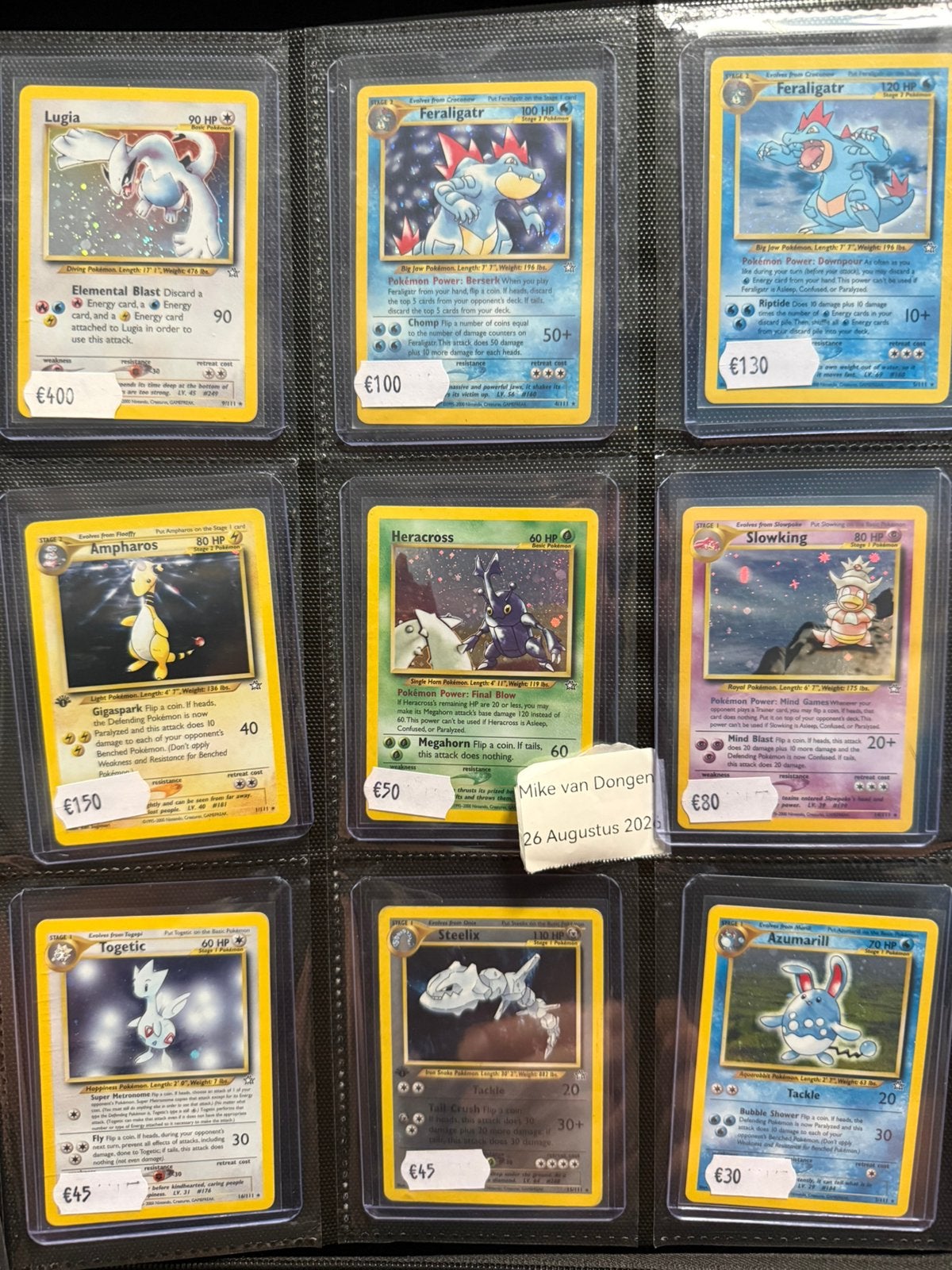 Neo Genesis Neo Destiny Neo Discovery Neo Revelation - Holo, Ophalen of Verzenden, Zo goed als nieuw