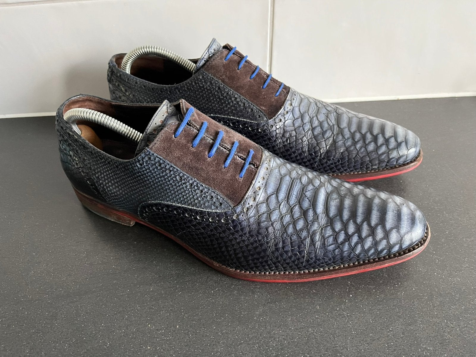 Floris van Bommel herenschoenen maat 9.5 /43.5, Floris van Bommel, Overige kleuren, Floris van Bommel, Ophalen of Verzenden