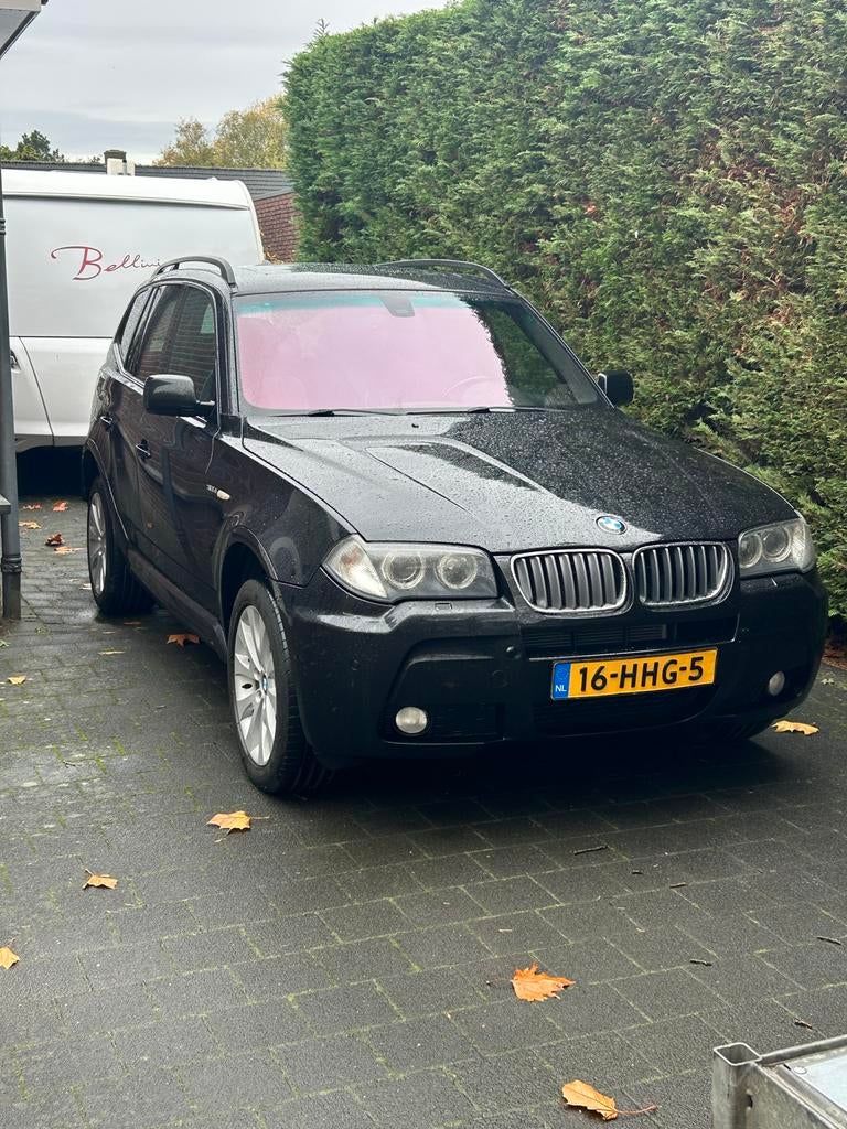 BMW X3 3.0D  M Sportpakket 160KW Aut 2007 Zwart, Auto's, BMW, Automaat, 2993 cc, 2000 kg, Zwart