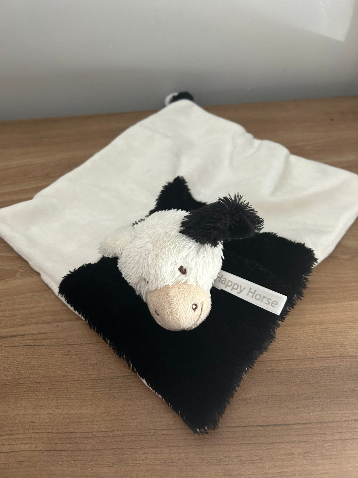 Happy horse koe cow clooney knuffeldoekje knuffeldoek, Verzenden, Zo goed als nieuw, Koe