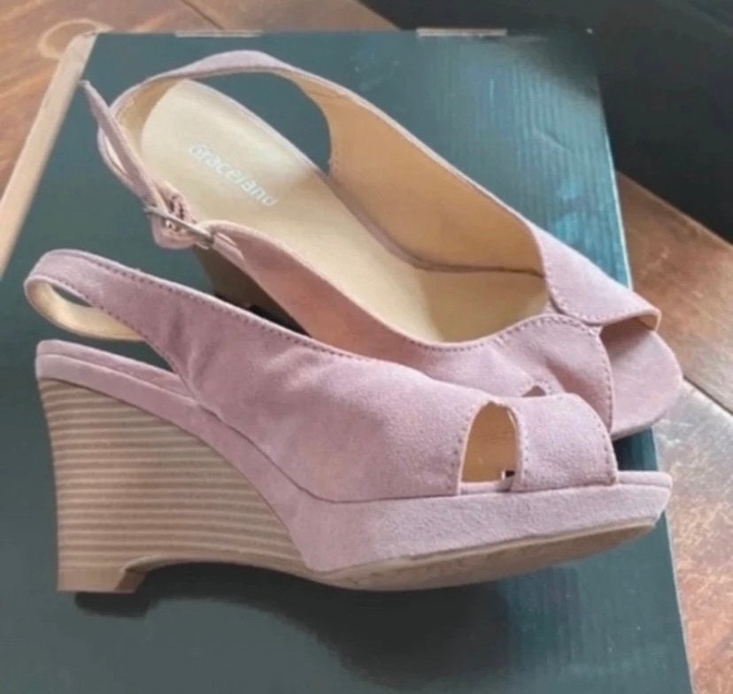 Roze Graceland sleehakken - Zo goed als nieuw, Kleding | Dames, Schoenen, Zo goed als nieuw, Sandalen of Muiltjes, Roze, Ophalen of Verzenden