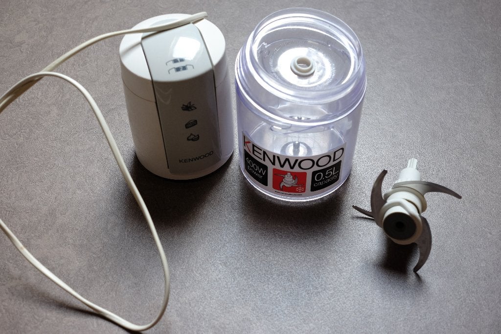 Kenwood Easy Chop 0,5l, Minder dan 1 liter, Ophalen of Verzenden, Gebruikt, 2 snelheden