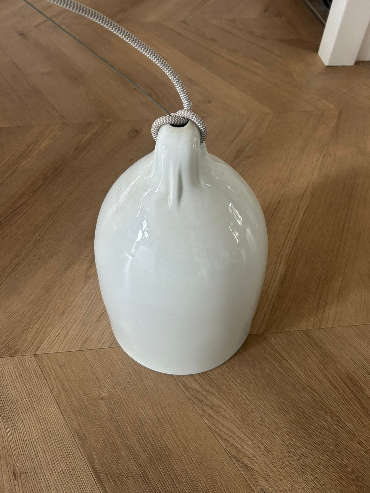 Pols Potten hanglampen(2st.) wit/brons, Huis en Inrichting, Ophalen of Verzenden, Zo goed als nieuw, Minder dan 50 cm