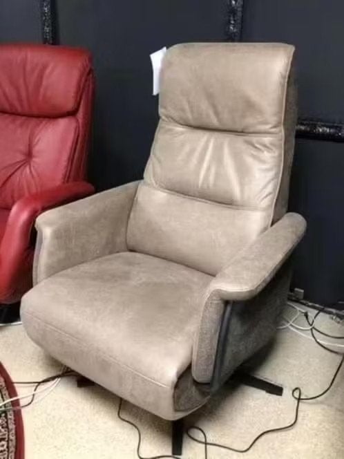 Relaxstoel Relaxfauteuil Nieuw., Huis en Inrichting, Fauteuils, Ophalen, Minder dan 75 cm, Nieuw, Leer