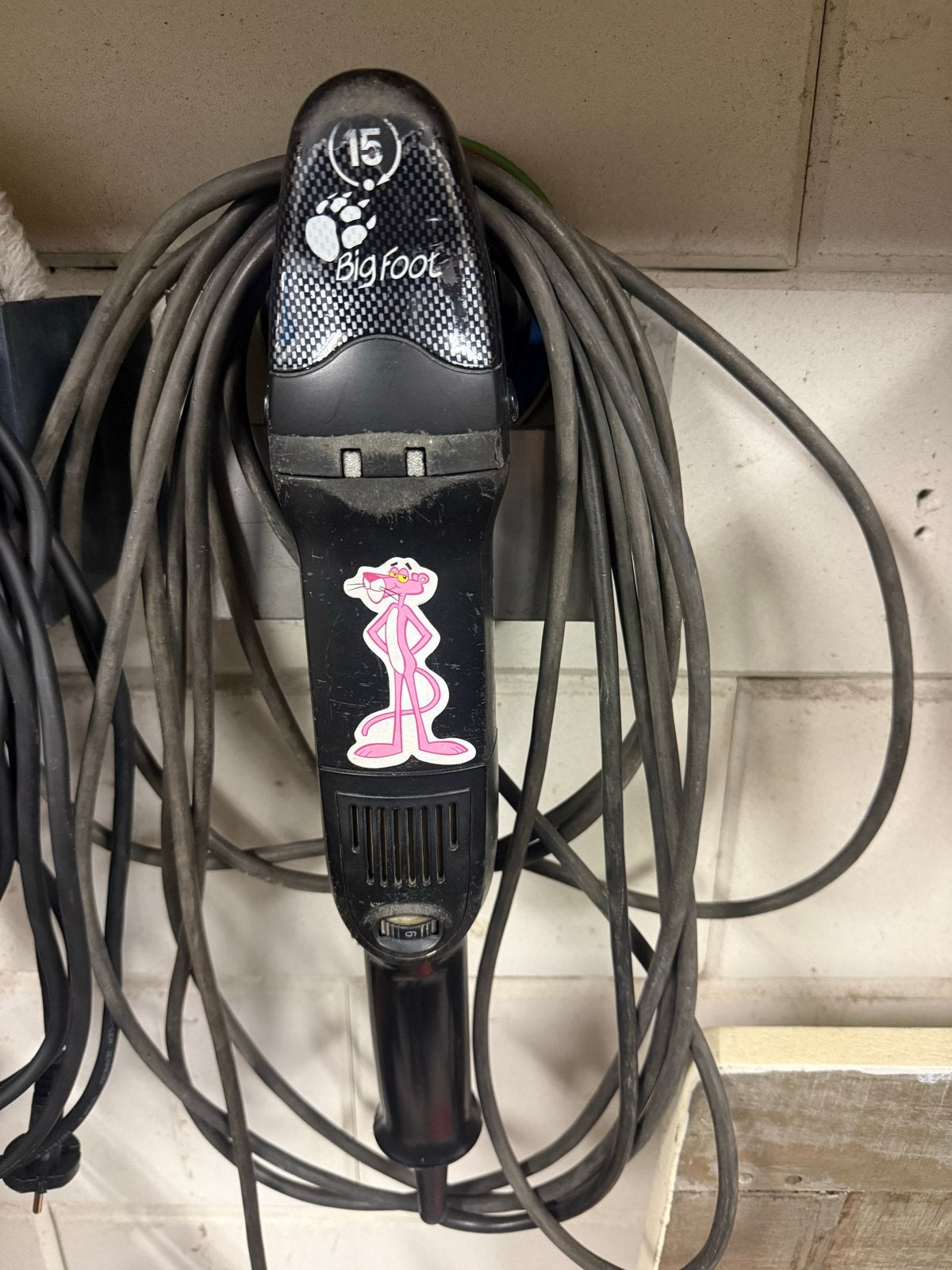 Rupes LHR15ES Bigfoot Polijstmachine - Perfecte staat, Doe-het-zelf en Verbouw, Ophalen of Verzenden, Gebruikt, Minder dan 600 watt