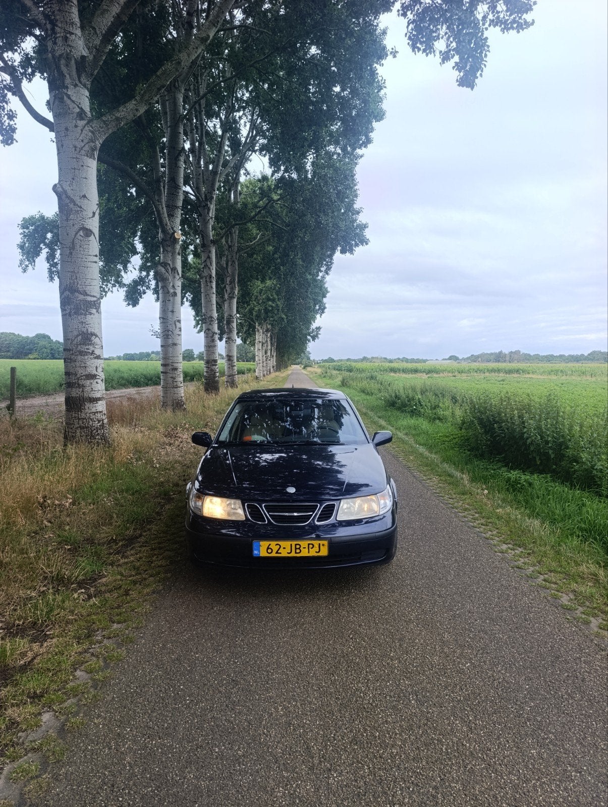 Saab 9-5 2.0 T AUT 2002 Blauw, Auto's, 1800 kg, 4 cilinders, Blauw, Particulier