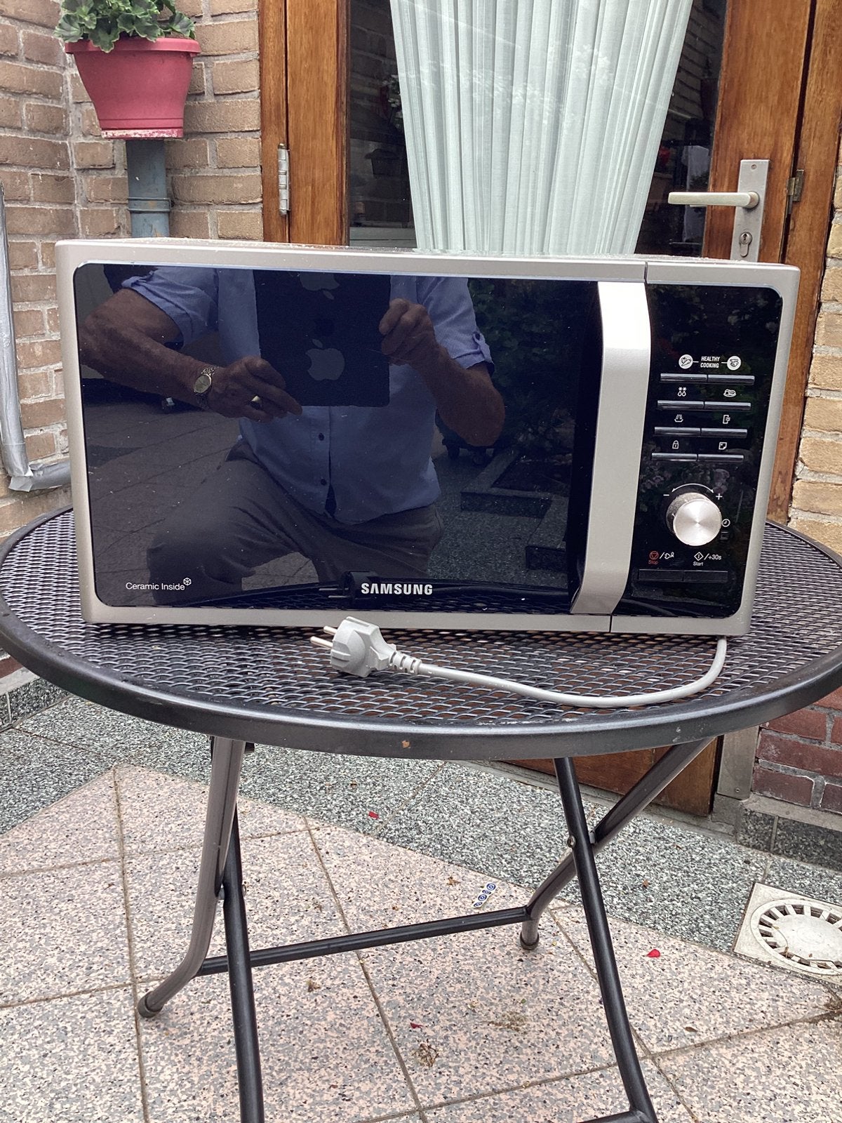 Samsung magnetron., Witgoed en Apparatuur, Magnetrons, Ophalen, Draaiplateau, Magnetron, Zo goed als nieuw