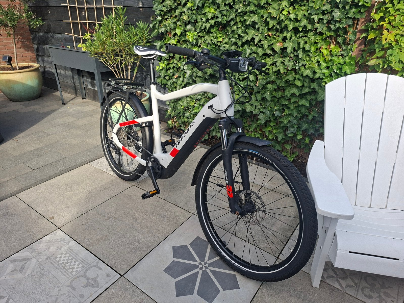 Haibike Trekking 7 2021 maat L, Gebruikt, 47 tot 51 cm, 50 km per accu of meer, Ophalen